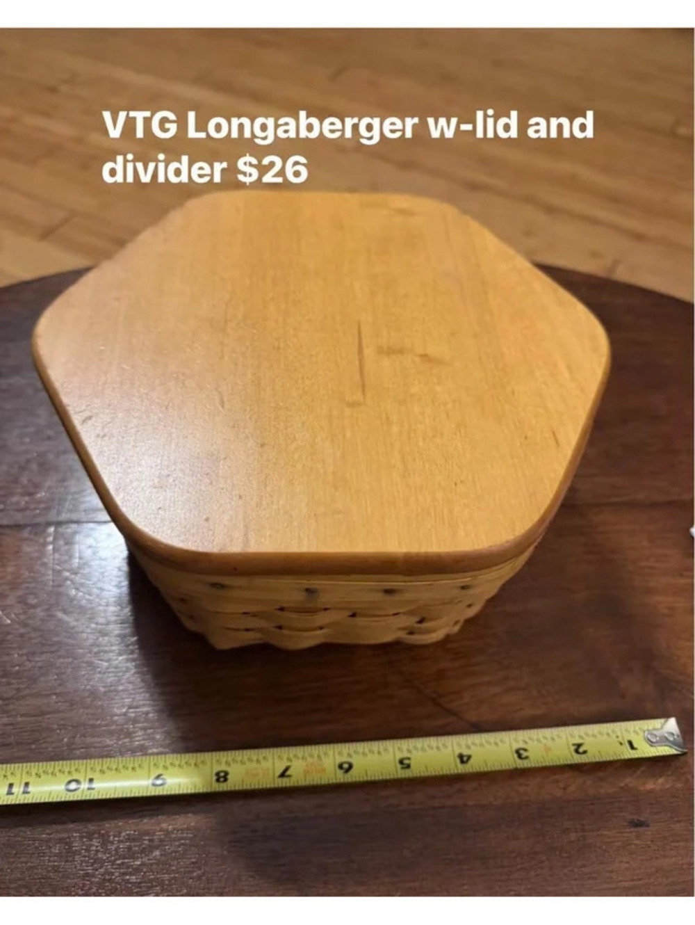 Vintage Longaberger Basket with Lid